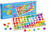 3-in-1 Wooden Alphabet, Numbers & Shapes Learning Puzzle