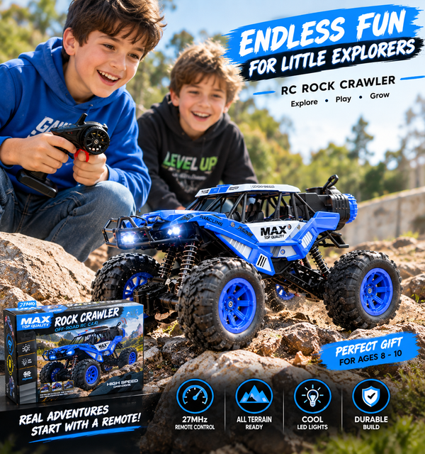 🚙 MAX RC Rock Crawler – Let the Adventure Begin!