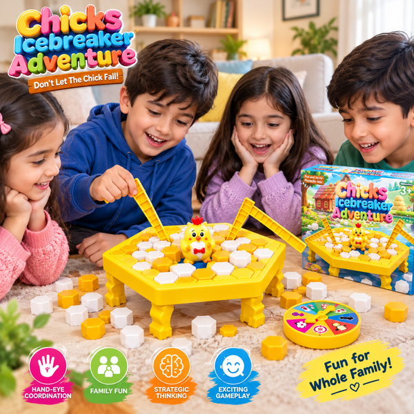 🐥 Chicks Icebreaker Adventure – Don’t Let the Chick Fall! | Fun Family Challenge Game
