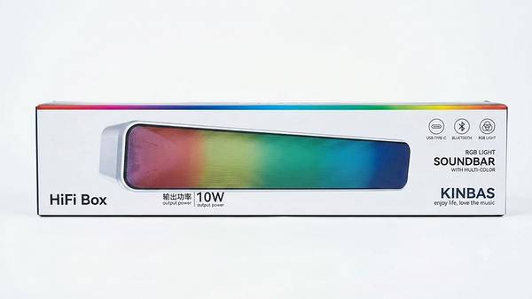 Kinbas 10W RGB Bluetooth Soundbar