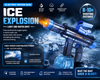 ⚡ ICE EXPLOSION Electric Water Gun – Rechargeable Water Blaster with LED Light & Mist Spray