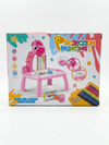 Kids Projection Painting Table – Interactive Drawing & Learning Projector Set with 12 Color Pens
