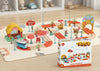 Kids Adventure Track & Car Play Set with City Scenery and Accessories